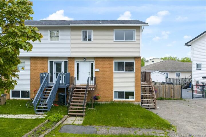 Property Photo: 547 Bonita Avenue NB E2J 3X5