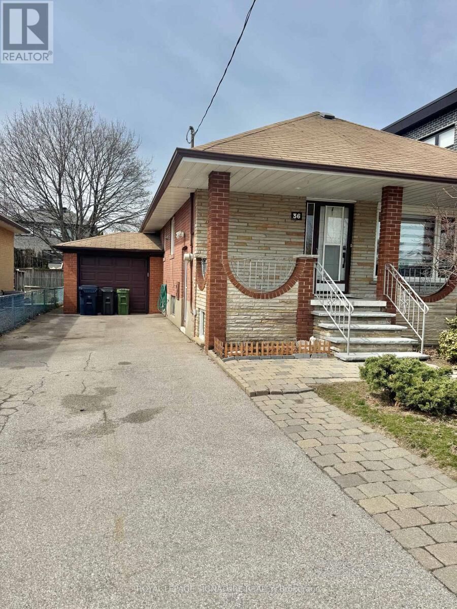 Property Photo:  36 Ashmore Avenue Lower  ON M8Z 4C4 
