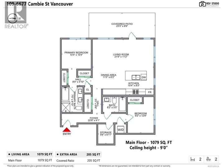 Property Photo:  6677 Cambie Street 109  BC V6P 0E6 