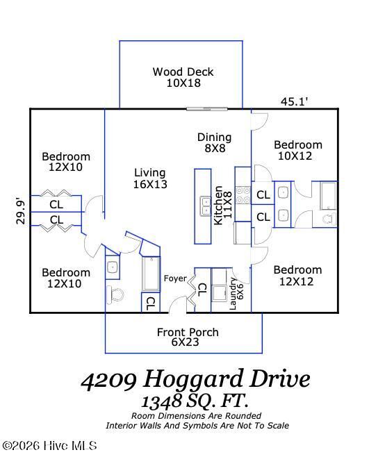 Property Photo: 4209 Hoggard Drive NC 28403