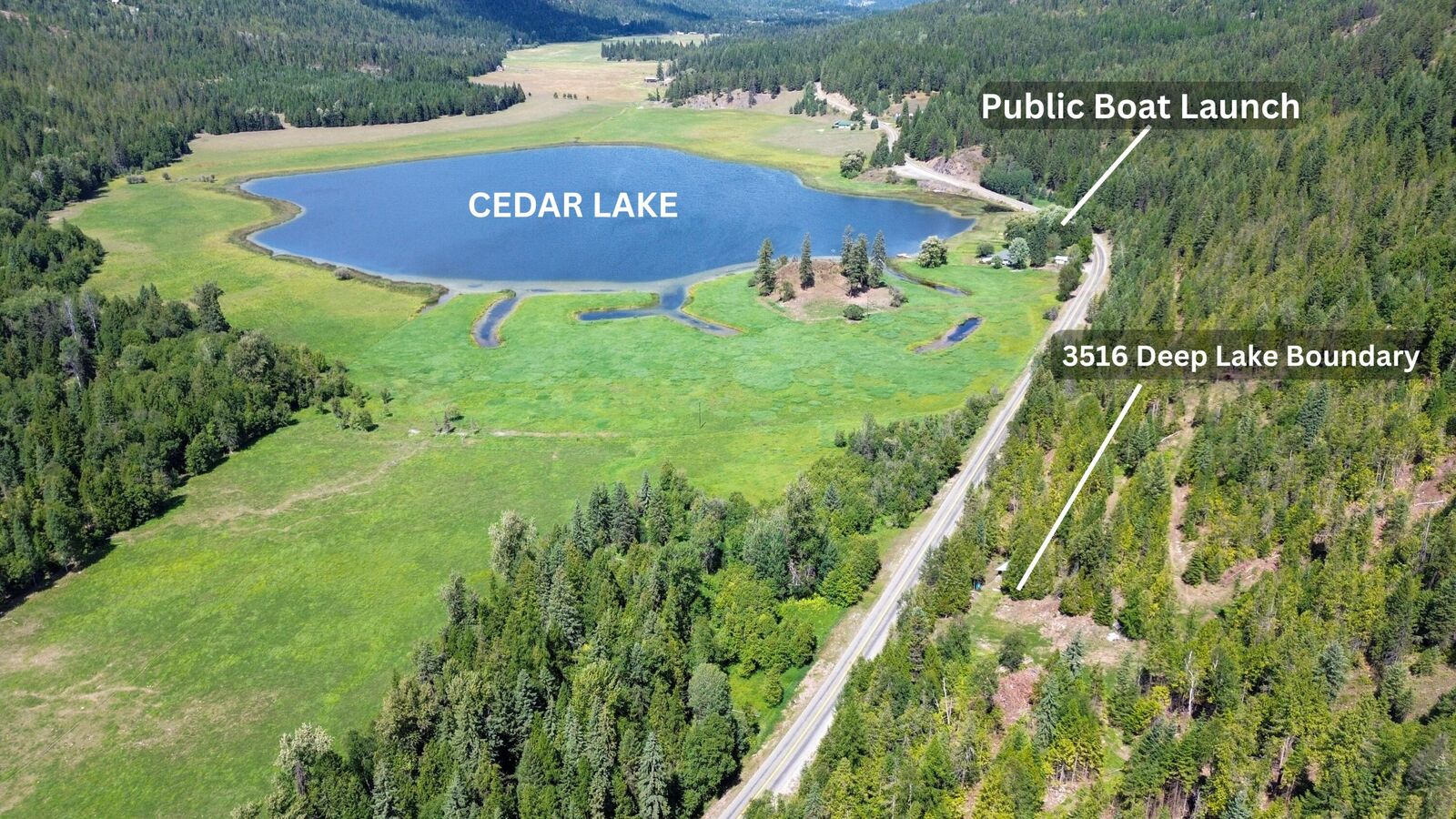 Property Photo: 3516 Deep Lake Boundary Rd WA 99114