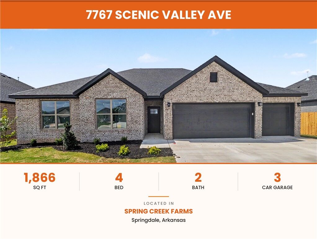 Property Photo:  7767 Scenic Valley Avenue  AR 72762 