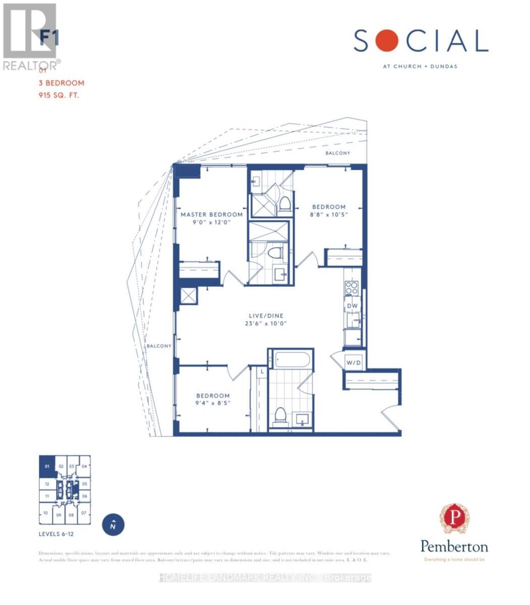 Property Photo: 100 Dalhousie Street 1101 ON M5B 0C7