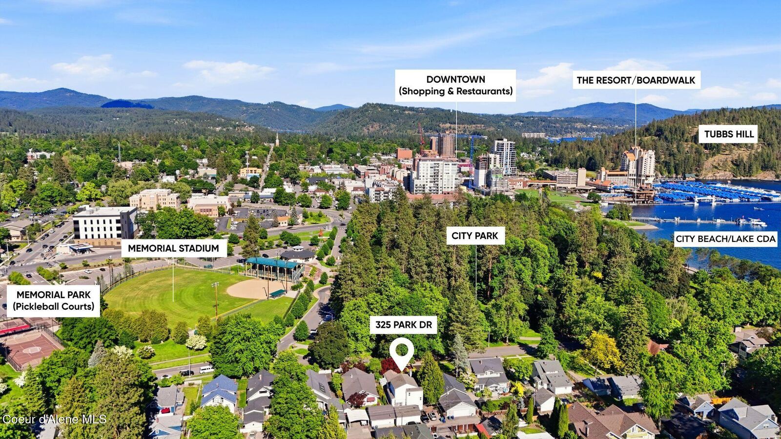 Property Photo:  325 N Park Dr  ID 83814 