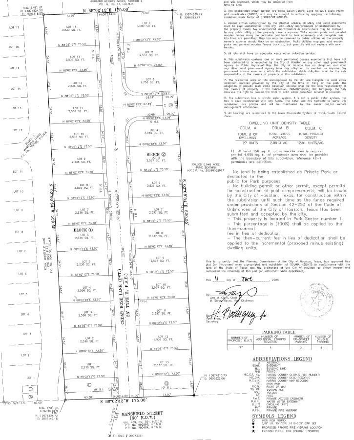 Property Photo:  2120 Mansfield Street  TX 77091 