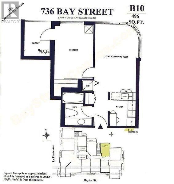 Property Photo:  736 Bay Street 512  ON M5G 1N6 