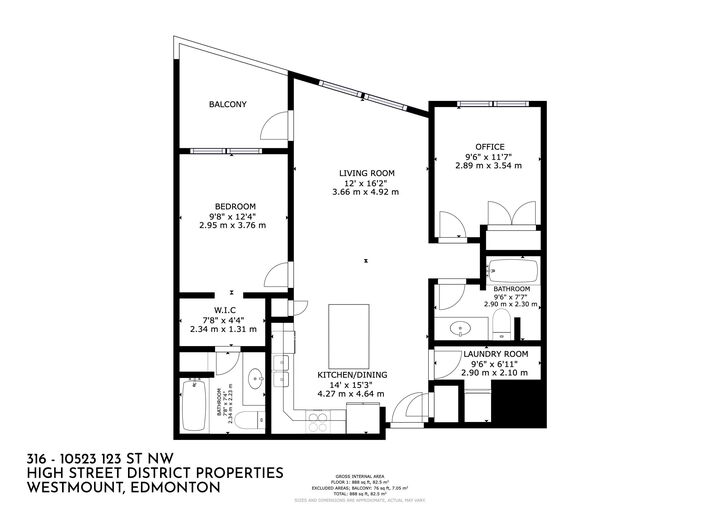 Property Photo: 10523 123 Street NW 316 AB T5N 1N9