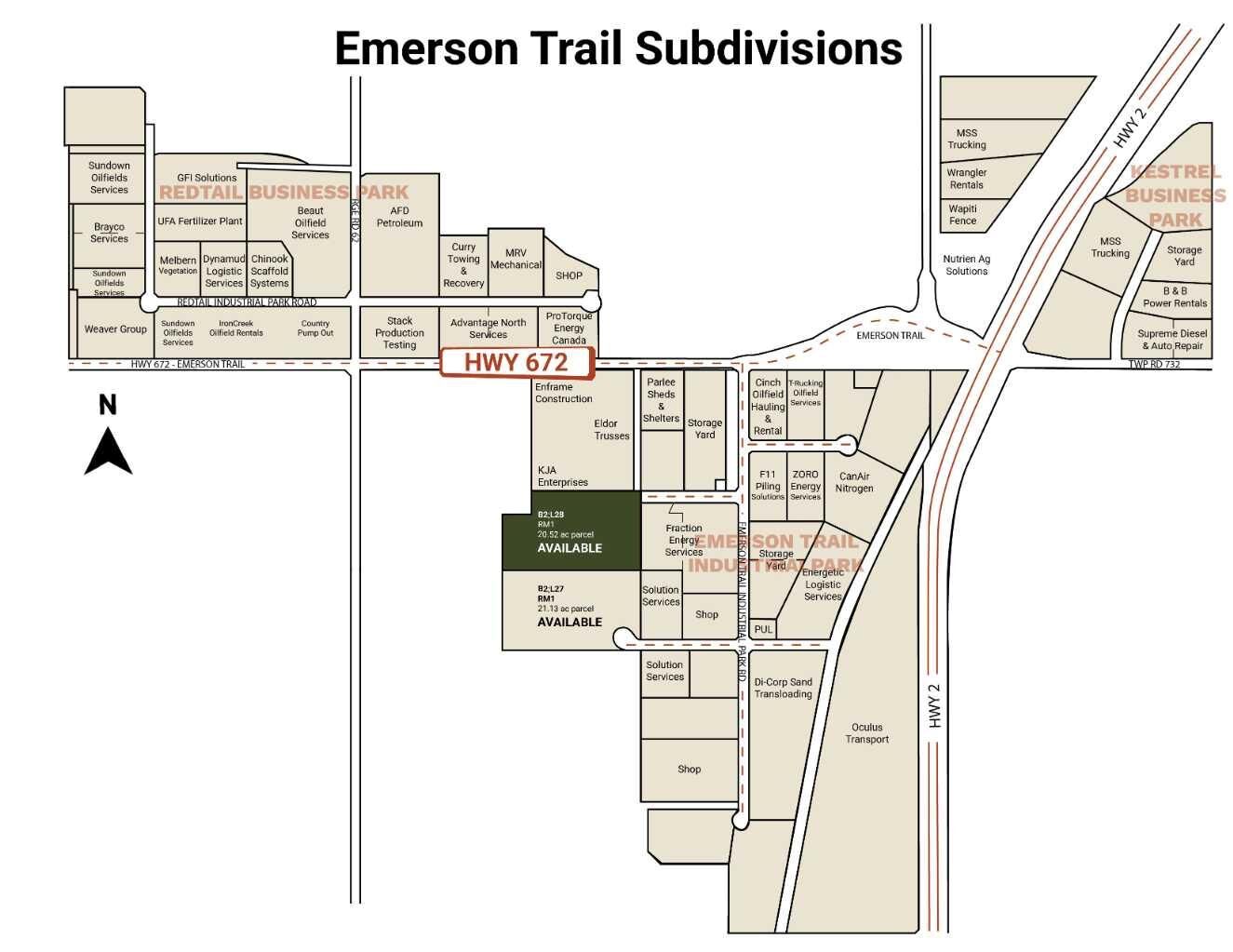 Property Photo: B2, L28 Pt NW-11-73-6-W6 Emerson Trail Industrial Pk Rd AB T0H 3C0