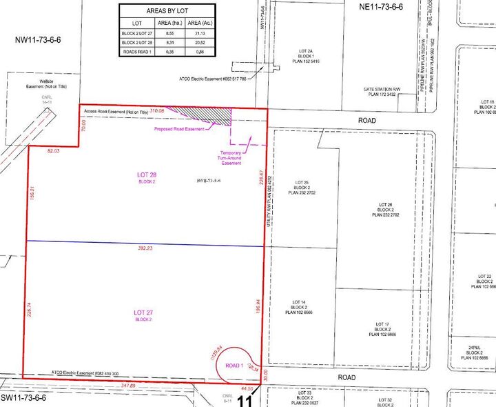 Property Photo: Pt NW-11-73-6-W6 Emerson Trail Industrial Pk Rd B2. Lot 27 A AB T0H 3C0