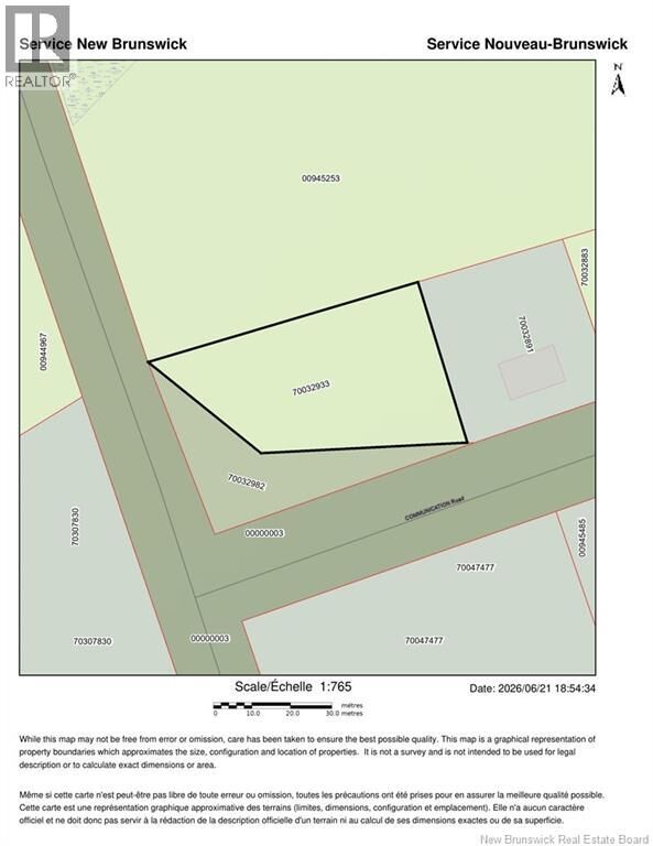 Property Photo:  Lot 1 Communication Road  NB E1H 2G5 