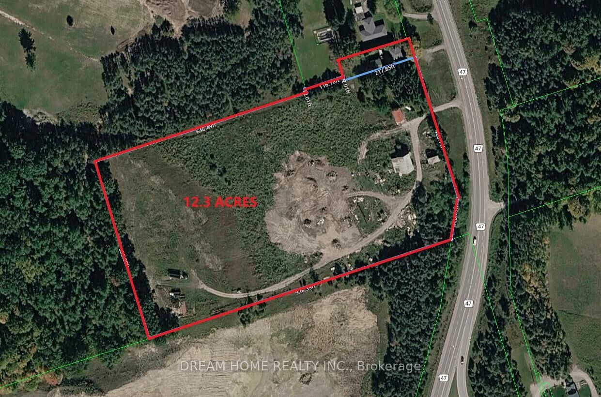 Property Photo: 4850 Hwy 47 N/A ON L9P 1R4