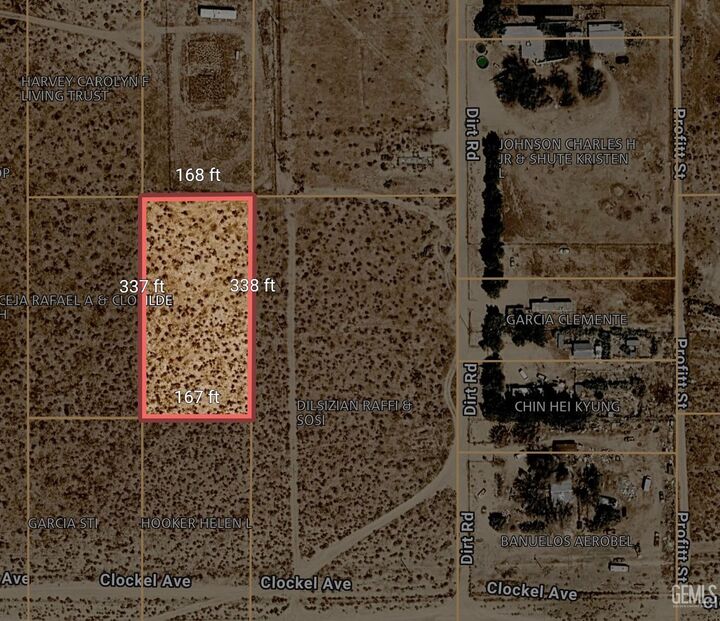Property Photo: 0 Dirt Rd CA 93523