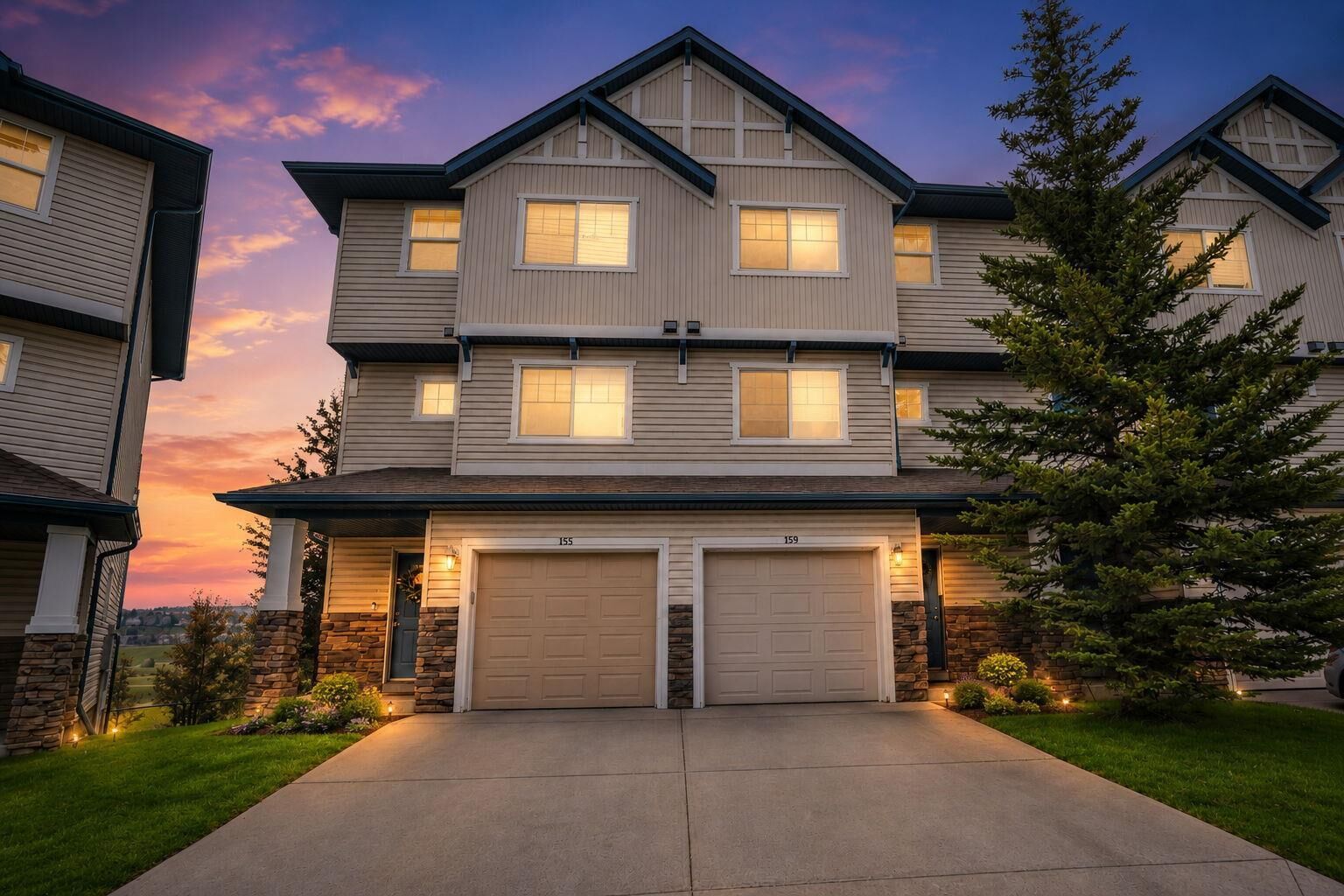 Property Photo: 159 Hidden Creek Cove NW AB T3A 6L8