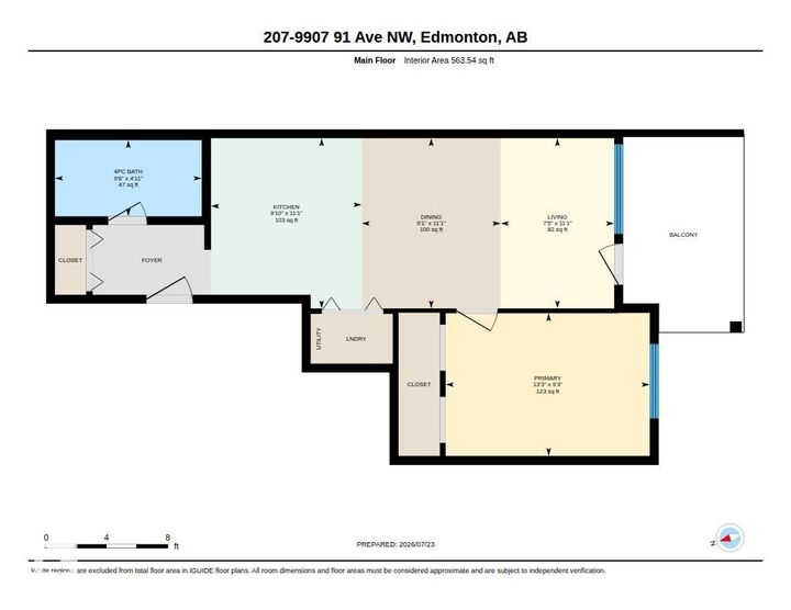 Property Photo: 9907 91 Avenue NW 207 AB T6E 2T7