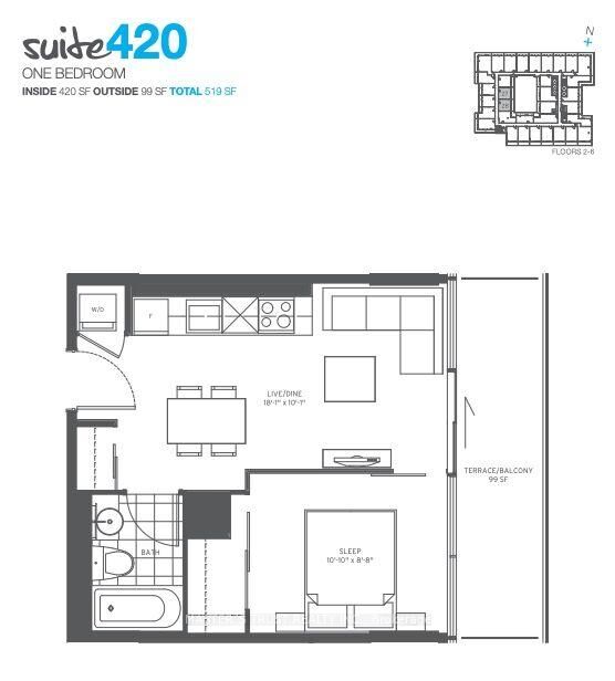 Property Photo:  161 Roehampton Avenue 728  ON M4P 0C8 
