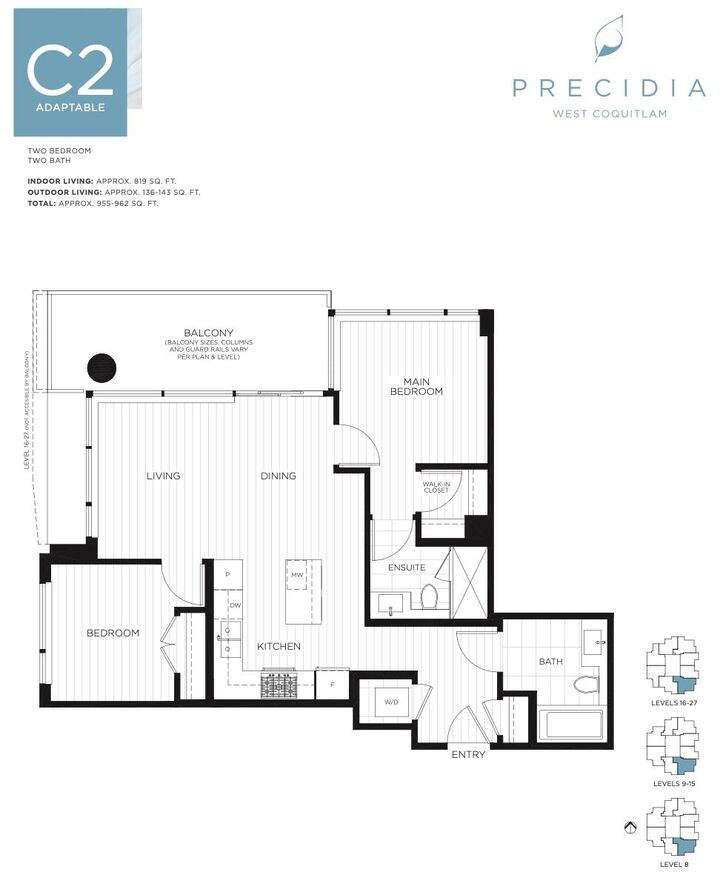 Property Photo:  699 Whiting Way 806  BC V3J 0N7 