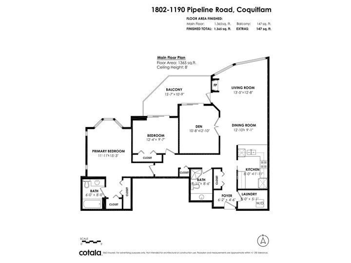 Property Photo: 1190 Pipeline Road 1802 BC V3B 7T9