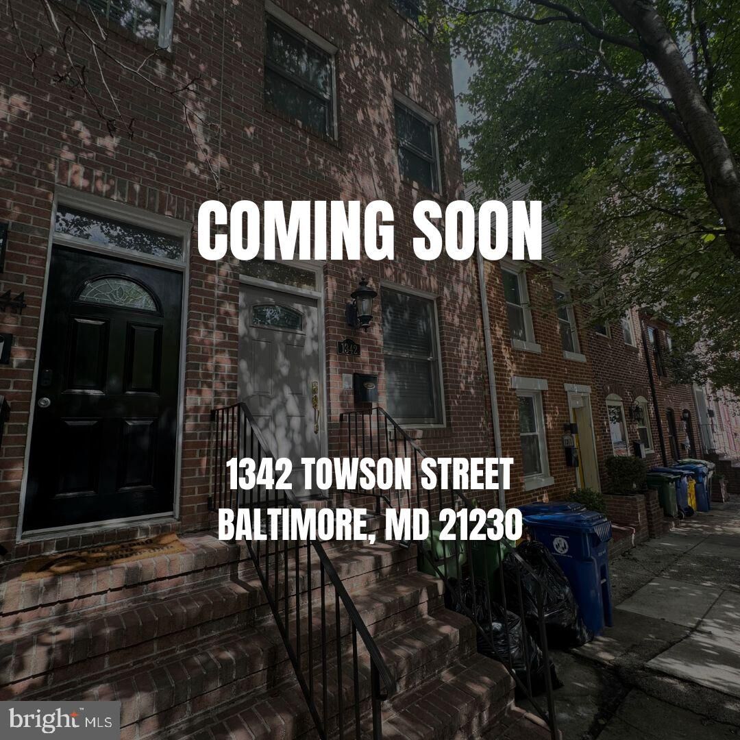 Property Photo:  1342 Towson Street  MD 21230 