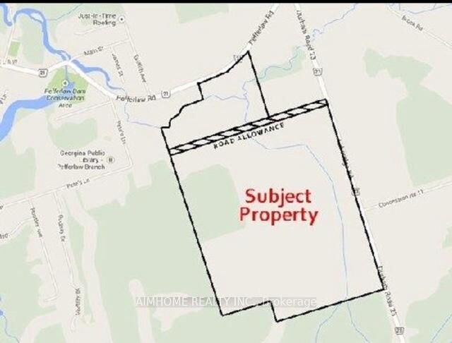 Property Photo: 0 Pefferlaw Rd Con4 Pt Lot24 Pt Lot25,Con5 Pt Lot24 Road ON L0E 1N0