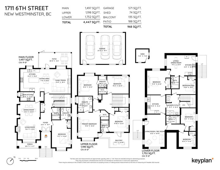 Property Photo: 1711 Sixth Avenue BC V3M 2C8