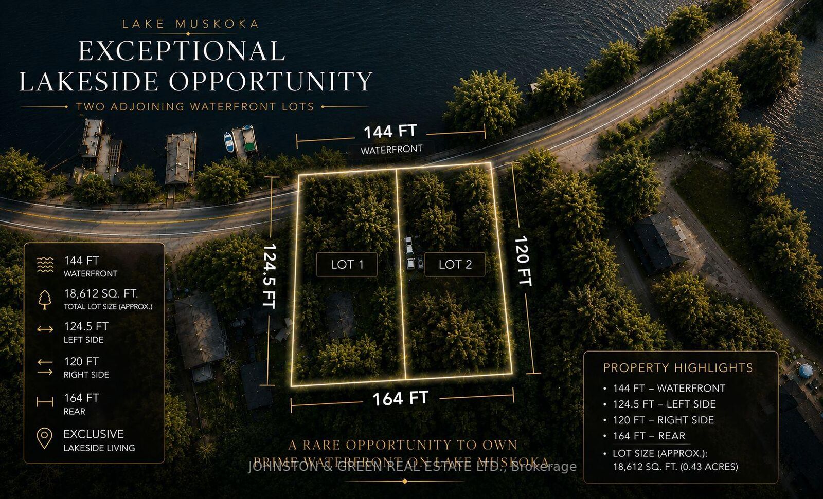 Property Photo: 1110-1112 Beaumaris Road ON P1L 0M8