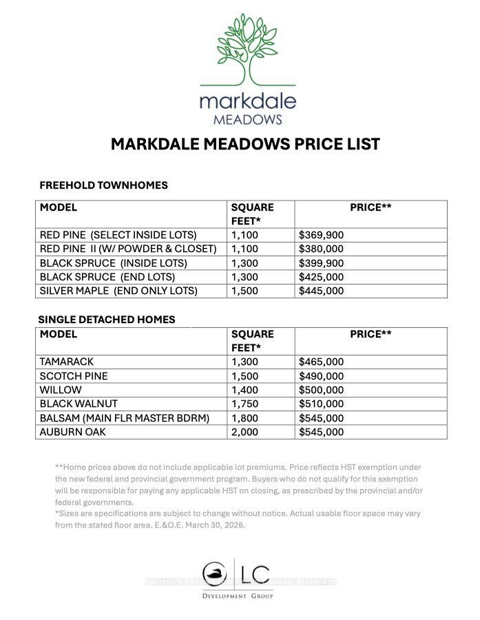 Property Photo:  Lot 85 Markdale Meadows Drive  ON N0C 1H0 