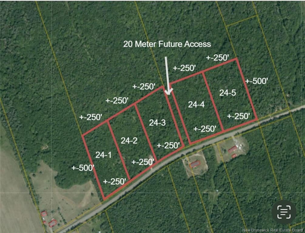 Property Photo:  Lot 24-2 Renauds Mills  NB E4V 2N9 