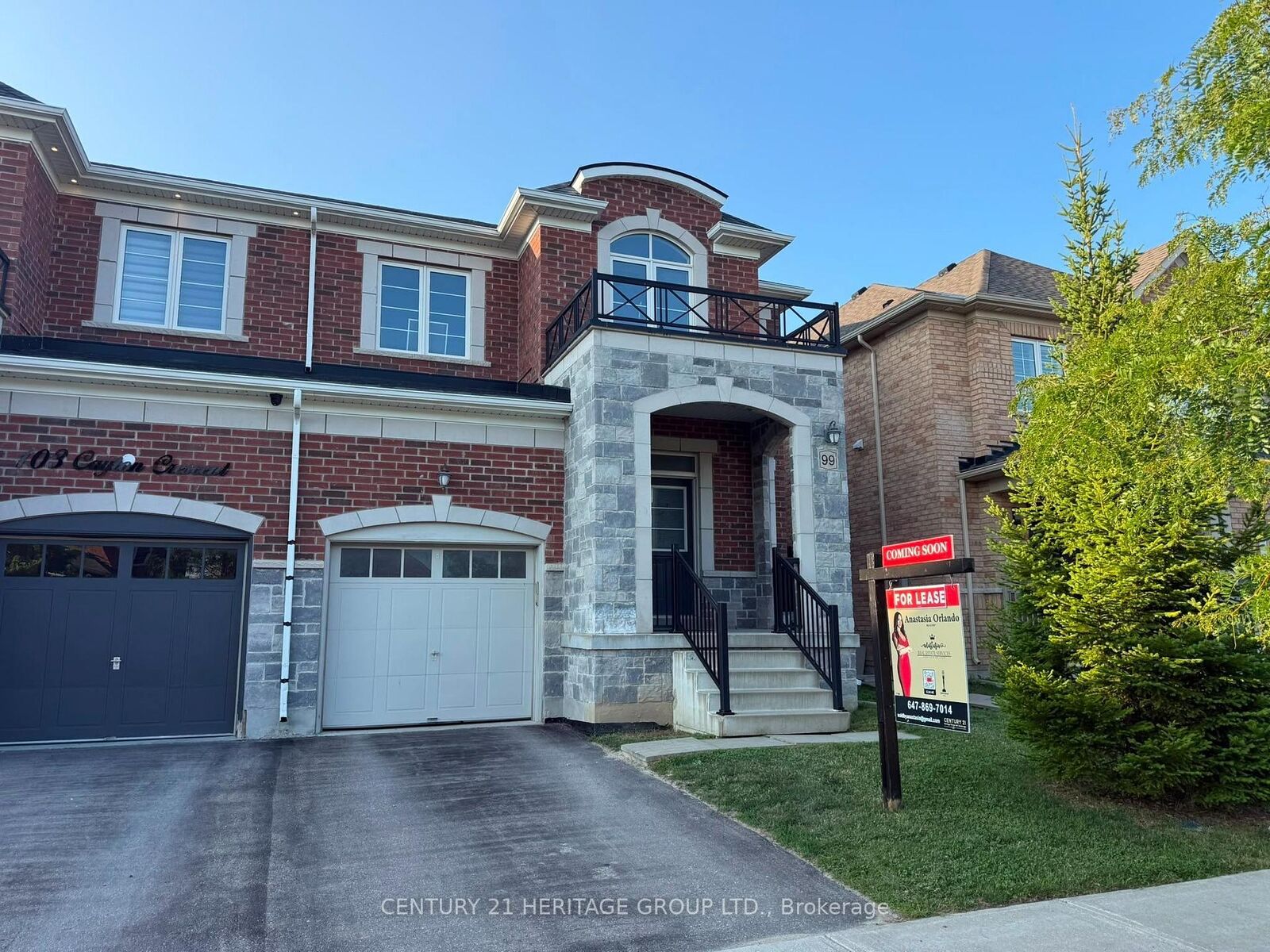 Property Photo:  99 Cayton Crescent  ON L3Z 0V9 