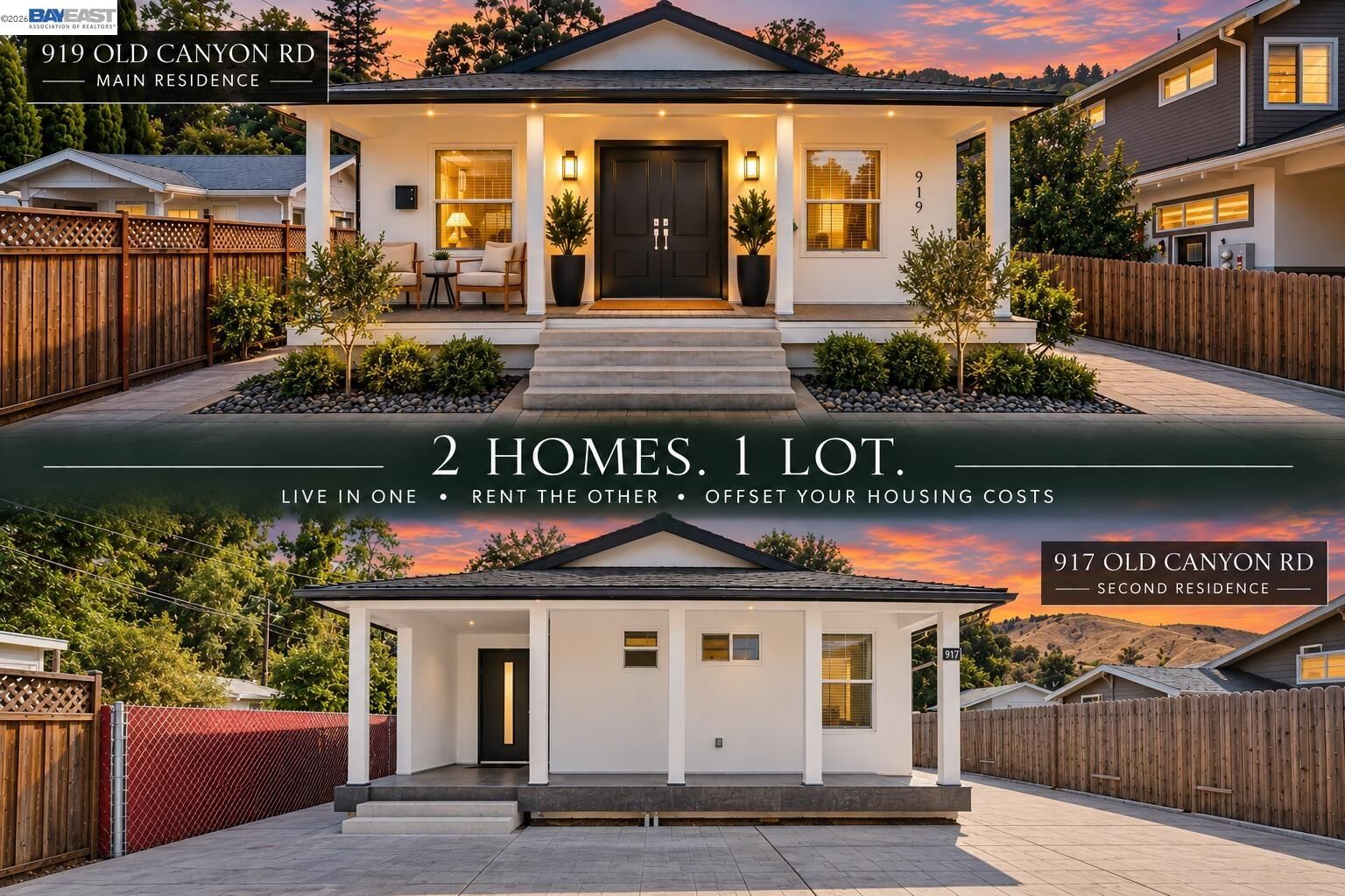 Property Photo: 919 Old Canyon Rd CA 94536