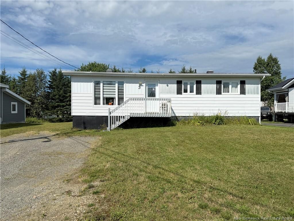 Property Photo:  3 Restigouche Street  NB E8B 1J6 