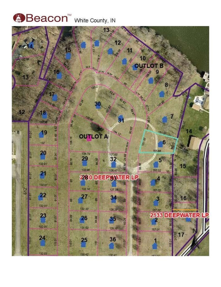 Property Photo: 2109 Deepwater (Lot 6) Loop 6 IN 47960