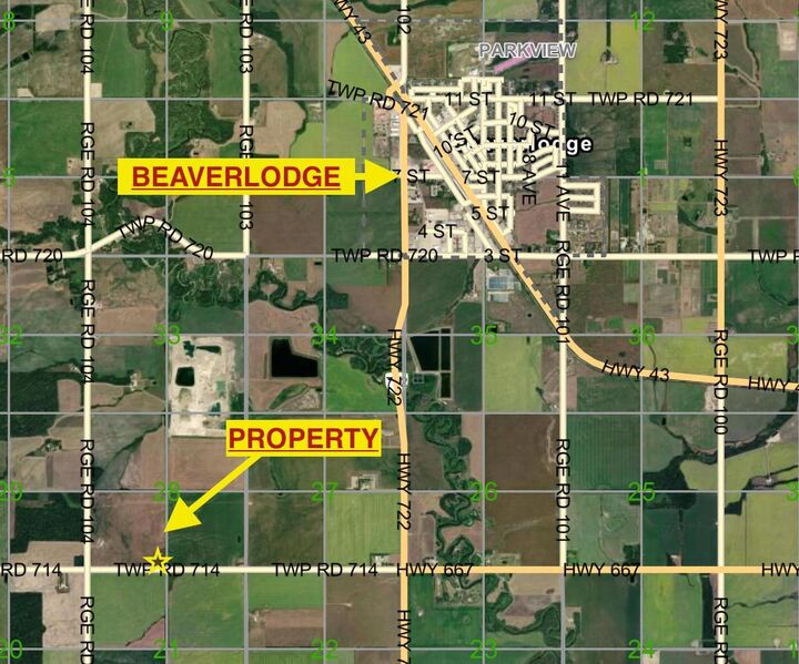 Property Photo:  Lot 1 SW-28-71-10-W6 RR  AB T0H 0C0 