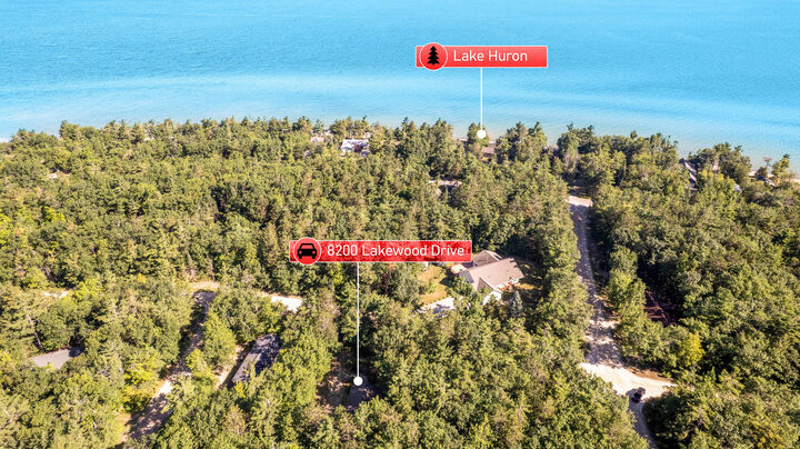 Property Photo: 8200 Lakewood Drive MI 49721
