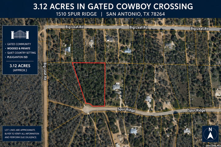 Property Photo: 1510 Spur Rdg TX 78264