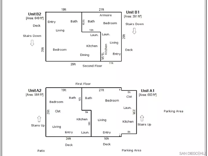 Property Photo: 312 Brookes Ave CA 92103