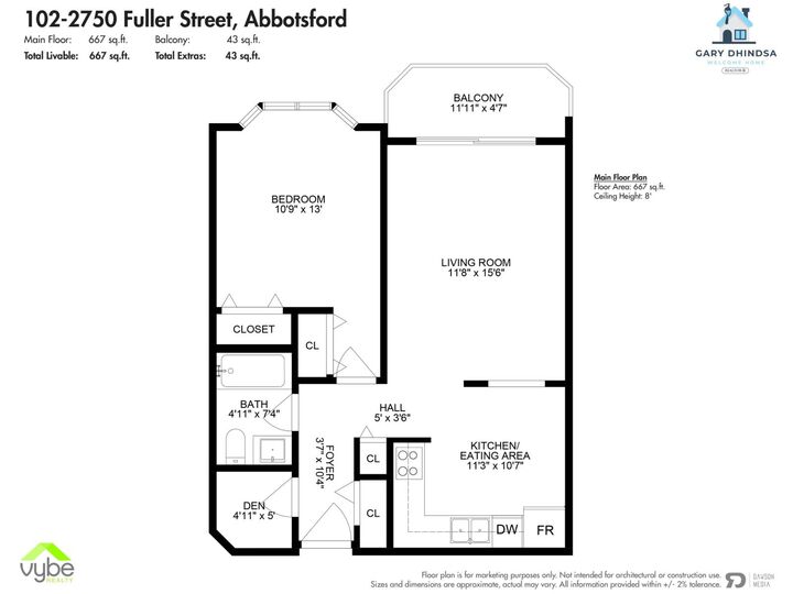 Property Photo:  2750 Fuller Street 102  BC V2S 3K1 