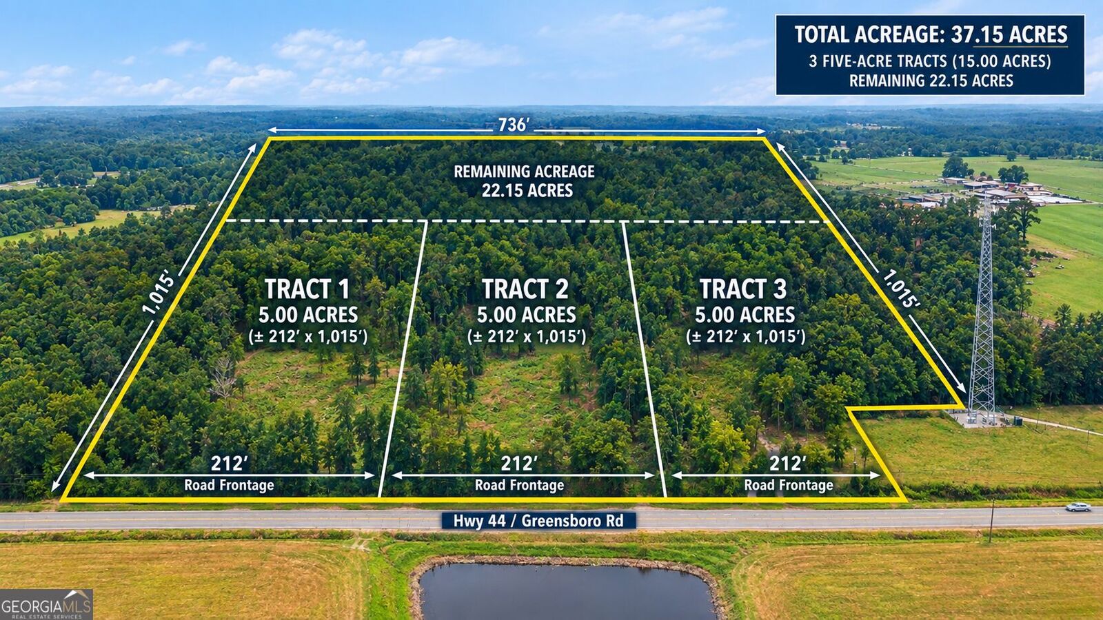 Property Photo: 0 Tract 1 Greensoboro Road GA 31024