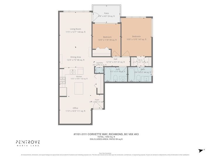 Property Photo:  3111 Corvette Way 1101  BC V6X 4K3 