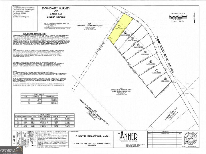Property Photo:  0 0 Mark Wood Rd. Lot 1  GA 31019 