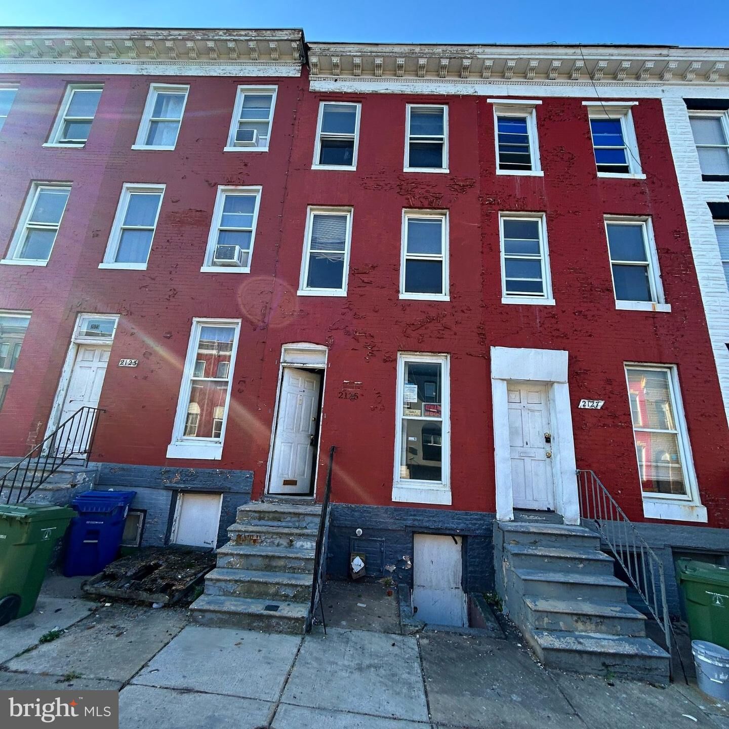 Property Photo: 2125 Hollins Street MD 21223