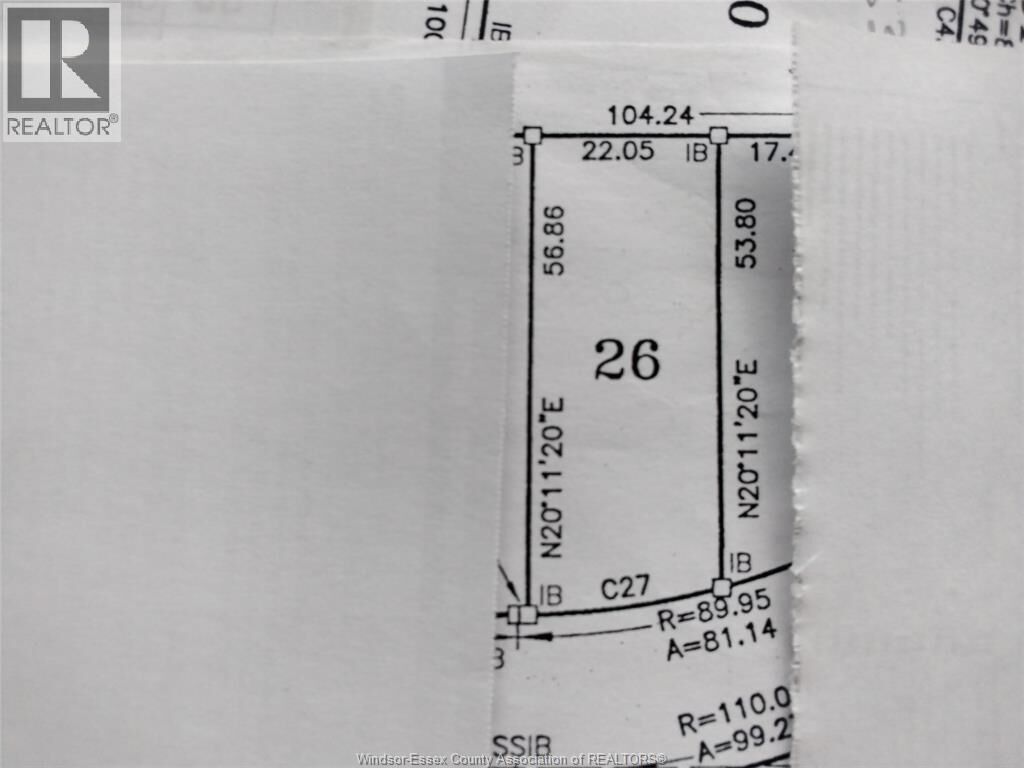 Property Photo:  V/L Pallies Lot 26  ON N9J 0E7 