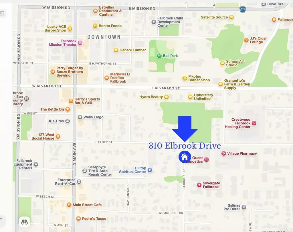 Property Photo: 310 Elbrook Drive CA 92028