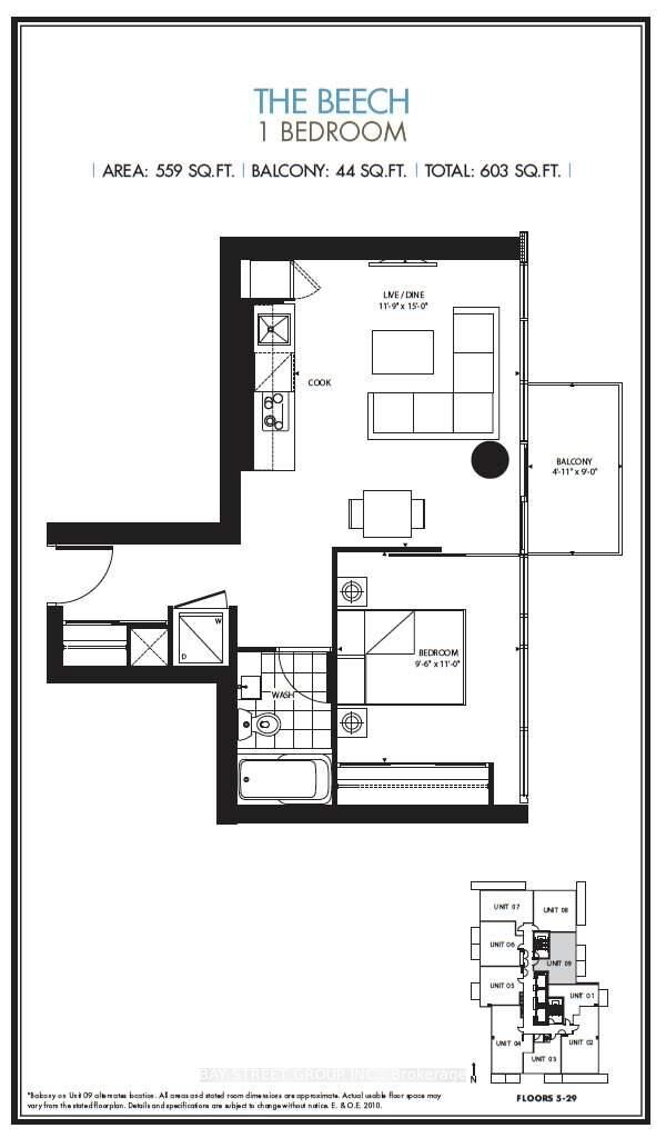 Property Photo:  75 St Nicholas Street 609  ON M4Y 0A5 
