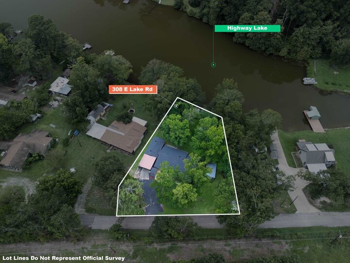 Property Photo: 308 E Lake Road 308 Private Road 3437 TX 75601