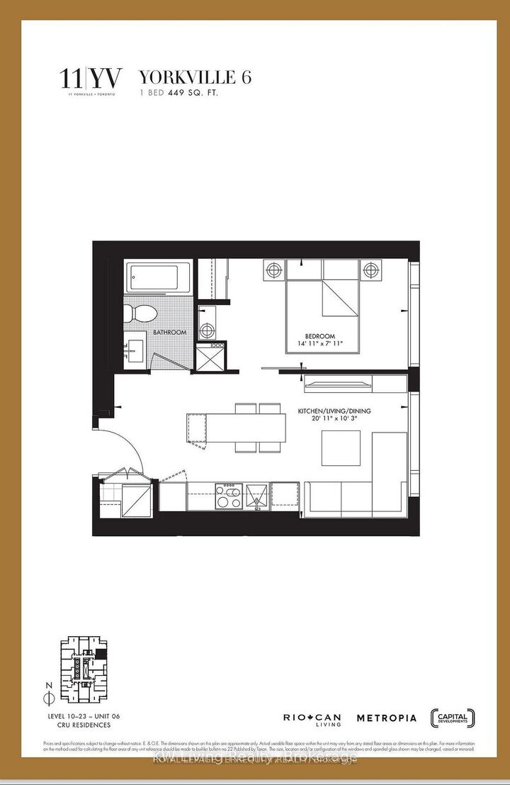 Property Photo:  11 Yorkville Avenue 1406  ON M4W 0B7 