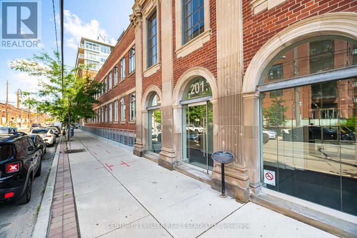 Property Photo:  201 Carlaw Avenue 123  ON M4M 2S3 