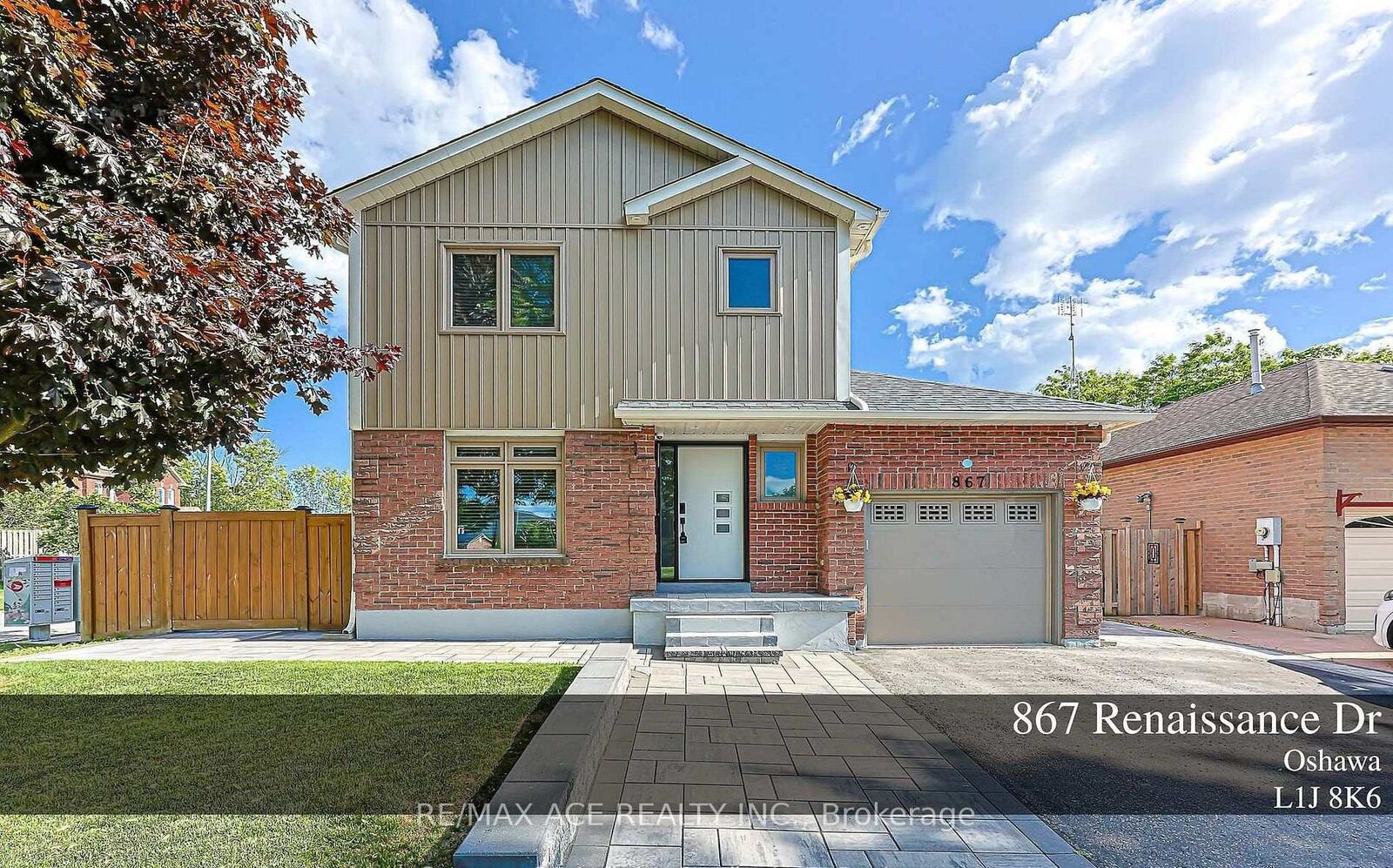 Property Photo: 867 Renaissance Drive Bsmt ON L1J 8K6