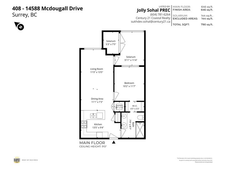 Property Photo:  14588 McDougall Drive 408  BC V4P 0H1 