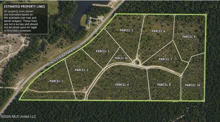 Property Photo: 10.66 +/- Ac Industrial Park Road MS 39451