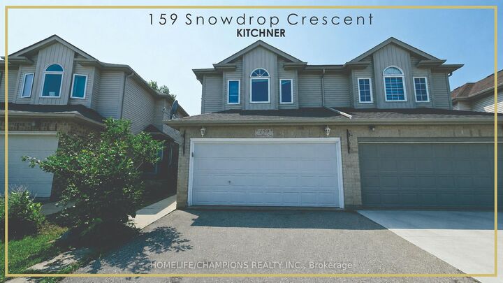 Property Photo:  159 Snowdrop Crescent  ON N2E 4G9 
